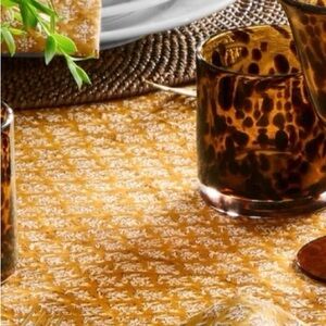 NWT William Sonoma Harvest Block Print Table Runner